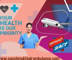 Use Critical Patient Transfer Charter Aircraft Ambulance in Bhopal by Panchmukhi