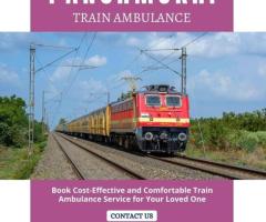 Train Ambulance from Kolkata with Superior Medical Accessories by Panchmukhi