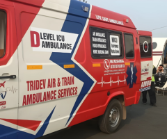 Just Switch! Tridev Air Ambulance Services In Patna in any case all day and night