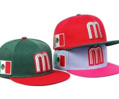 Unisex M Letter Baseball Cap with Brazilian Flag Embroidery Adjustable