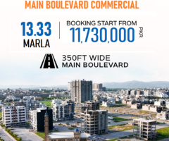 Faisal Town Phase 2 Commercial Plots 13 Marla Commercial plot for sale