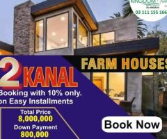 kingdom Valley  2 & 4 Kanal Farm House Plot