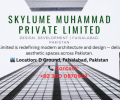 Top Architectural & Construction Services in Faisalabad | SkyLume Muhammad™