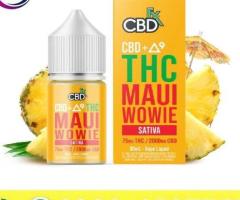 original~ Delta-9 THC + CBD Vape Juice: Maui Wowie (Sativa) In Multan~03001597757