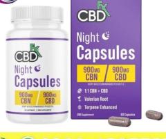 original~ CBDfx | CBD Capsules – Night | 900mg CBD + 900mg CBN – 60ct in Hderabad~03001597757