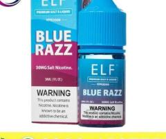 BLUE RAZZ ELF VPR3000 SALTS 30ML in Islamabad~03001597757
