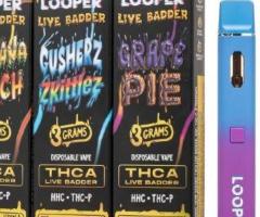 THC Looper Live Badder Disposable 3g In Karachi for Sale 03122686266