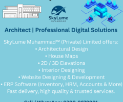 Architect, Web Designer & ERP Software – Gujranwala | SkyLume Muhammad™