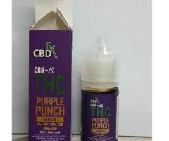 THC Delta 9 Vape Juice Purple Punch (Indica) In Karachi
