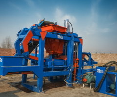 Concrete Block Machine for Sale / Paver Tile Machine Available / Concrete Block & Paver Making M - 17