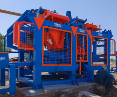 Concrete Block Machine for Sale / Paver Tile Machine Available / Concrete Block & Paver Making M - 18