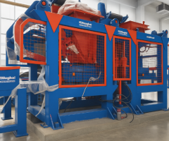 Concrete Block Machine for Sale / Paver Tile Machine Available / Concrete Block & Paver Making M - 19