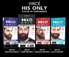 HIS ONLY – Best Mustache & Beard Color