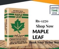 Maple Leaf Cement Available on Zarea.pk