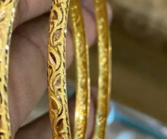 NEW BANGLES COLLECTION 22K GOLD STARTING PRICE 65K HAMZA JEWELLERS