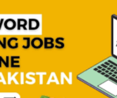 MS word typing Job for Males, Females, Students and Housewife