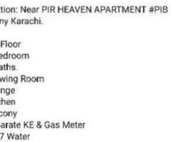 2 BED DD FOR RENT IN PIB COLONY KARACHI