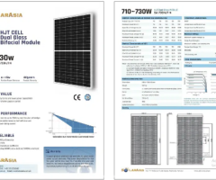 Book Solar Asia New 730 Watt HJT Solar Panels -40 Yrs Product Warranty