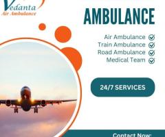 Swiftest Air Ambulance with Full Medical Setup from Mumbai via Vedanta
