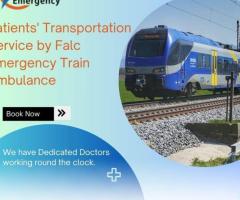 Falc Emergency Train Ambulance in Mumbai guarantees safe transportation for patients