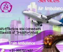 Use an Air Ambulance from Guwahati with a High-tech Ventilator Setup by Panchmukhi