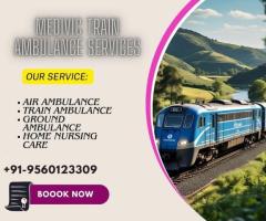 You can transfer patients without any issue in Bangalore by Medivic train ambulance services