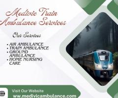 Medivic is present in Guwahati offering a lifesaving service in the form of ICU inside the train amb
