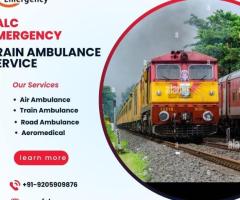 Get a peril-free transit by the Falc Emergency Train ambulance in Kolkata